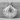 Baptism Shell Relief Pendant, polished silver, front view