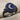 Cobalt Crescent Cameo Ring in black rhodium plated silver, angled product photo
