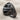 Banded Agate Chevron Ring, black rhodium, angled product view