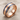 Cobalt Double Channel Ring, rose gold plated, product photo