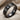 Concave Ribbon Ring, black rhodium finish, product view
