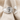 Baroque Comma Open Ring, polished silver finish front view