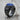 Lapis Wolf Ledge Ring, black rhodium, product view