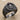 Zeus Garnet Laurel Ring, black rhodium plated, product photo