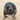 Medusa Serpent Halo Ring, black rhodium, product photo view