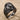 Athena Corinthian Helmet Ring, black rhodium plated, studio product view