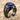 Lapis Athena Owl Ring, black rhodium plated product photo