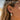 Conch Hammered Lip Drop Earring, rose gold, worn on model ear