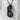 Hourglass Draped Mantle Pendant, black rhodium, product photo