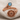 Topaz Ribbed Chalice Ring, rose gold finish, product view