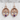 Bat Amethyst Crest Earring, product photo in rose gold plated silver