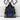Cathedral Cobalt Lancet Pendant, black rhodium plated, front view