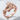Koi Swept Tail Ring, rose plated silver, angled product photo