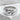 Industrial screw ring, polished silver, front view