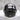 Cyber Cop Helmet Ring, black rhodium plated, front product view