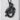 Phoenix Branch Perch Pendant, black rhodium plated, product view