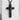 Holy Trinity Crucifix Pendant, black rhodium plated, angled product photo