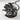 Chimera Serpent Tail Pendant, black rhodium, product photo