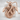Hydra Knotted Neck Pendant, rose gold, studio product view