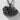 Unicorn Sleeping Curl Pendant, black rhodium plated, product photo