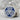 Triskele Spiral Enamel Pendant, polished, front studio view