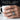 Gotland Quartz Boss Ring, oxidized silver, worn on model hand