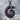 Kukulkan Amethyst Serpent Pendant, black rhodium, product photo