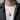 Justinian Rope Medallion Pendant, oxidized, worn on model around the neck