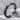 Viking Ship Prow Bracelet, black rhodium, product photo