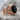 Black Onyx Gothic Pinky Ring, rose gold finish, angled product view