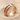 Interrupted Groove Ring, rose gold plated silver, product photo