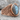 Labradorite Fern Fold Ring, rose gold plated, product view