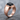 Black Tourmaline Slope Ring, rose gold, angled product photo