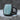 Amazonite Rectangular Rail Ring, black rhodium, product photo