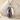 Amethyst Corner Fold Pendant, polished silver, front view