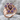 Garnet Amethyst Oval Cluster Ring, rose gold plated, product photo