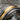 Current Flow Ring, oxidized silver, close-up of textured gold stream