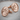 Antler Oak Panel Cufflink, rose gold, angled product photo