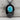 Turquoise Canyon Ledge Pendant, black rhodium plated product photo
