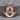 Turquoise Hatband Pendant, rose plated silver, angled studio view