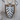 Arrowhead Ridge Pendant, polished silver, front view
