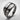 Kanso Single Trace Ring — 18K Gold Vermeil, black rhodium plated, product photo