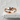 Clasping hands ring, rose gold plated silver, front product view