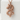 Japanese Ryu Dragon Pendant, rose gold plated, product photo front view
