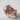 Honeycomb Bee Ring in rose gold, angled product photo on stone