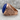 Masonic Beehive Lapis Ring, rose gold, side view on stone