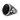 Handcrafted 925 sterling silver black onyx wolf ring with detailed oxidized wolf shoulders isolated on white background