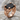 Brutalist onyx ring, rose gold plated, three-quarter view on stone