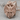 Perched Eagle Cross Pendant, rose gold, product photo on wood stand