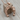 Horse Head Horseshoe Pendant, rose gold, product photo display
